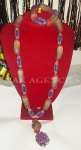 Hand Made Beads, Necklace and wrist 